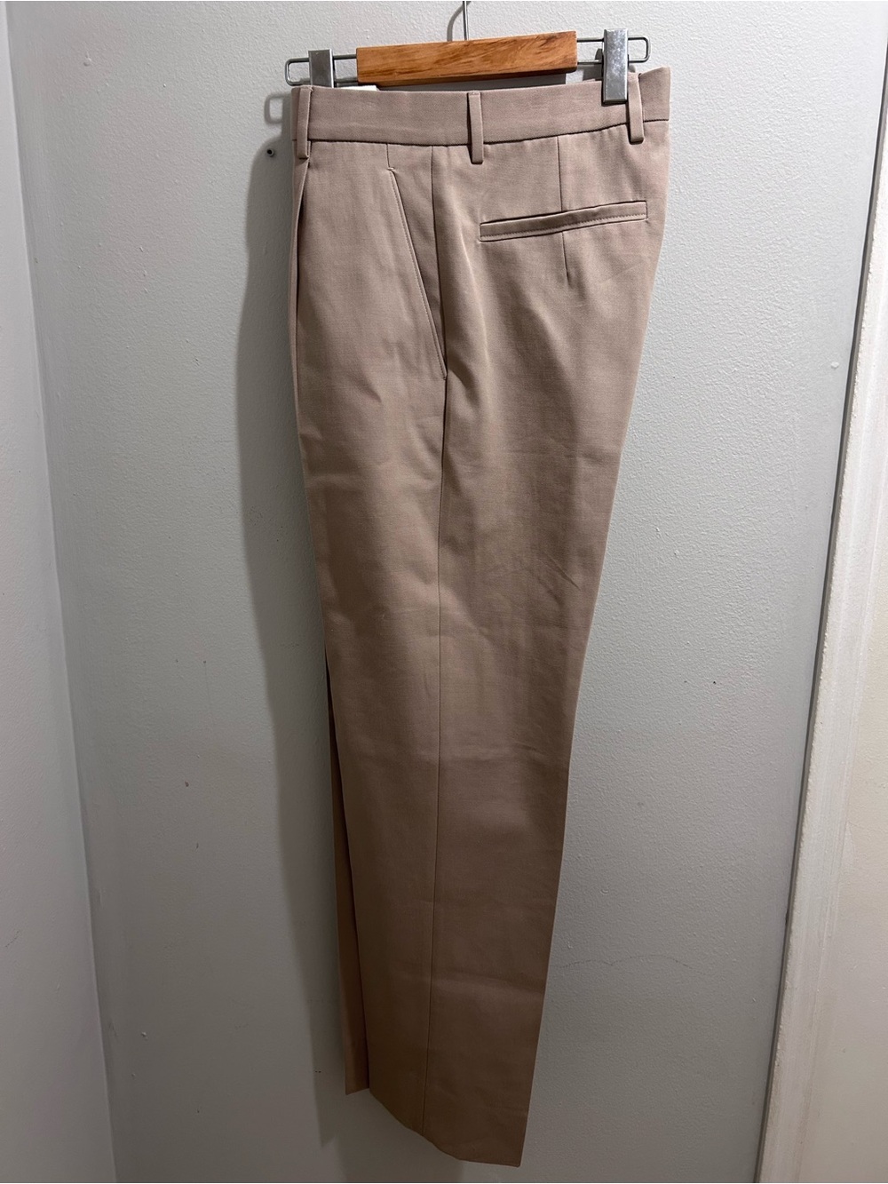 Ermenegildo Zegna Taupe Cotton Wool Trousers - Men’s Size 46 - Made in Italy